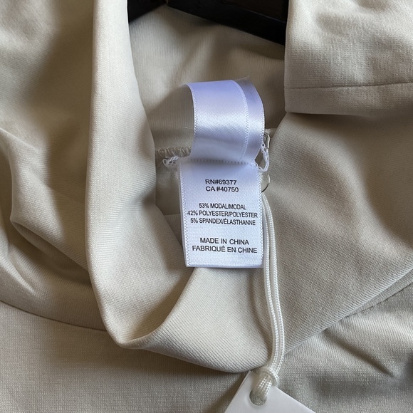 Marla Wynne Matte Jersey Mock Neck Log Tunic - Picture 4 of 5